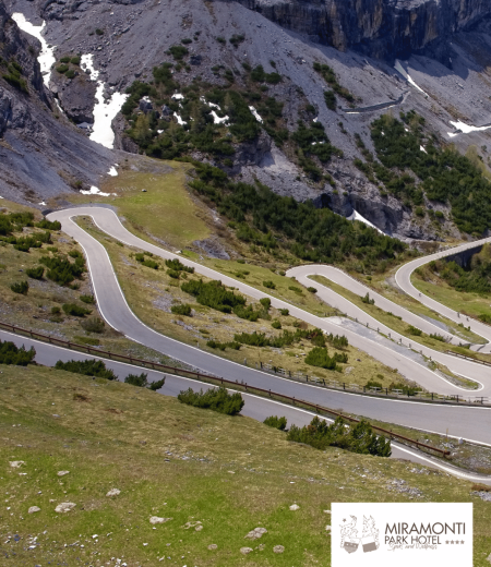 Tornanti mozzafiato in montagna, natura selvaggia e avventura.